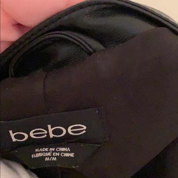 Black Bebe Crop Jacket With Shoulder Details! - Picture 6 of 7